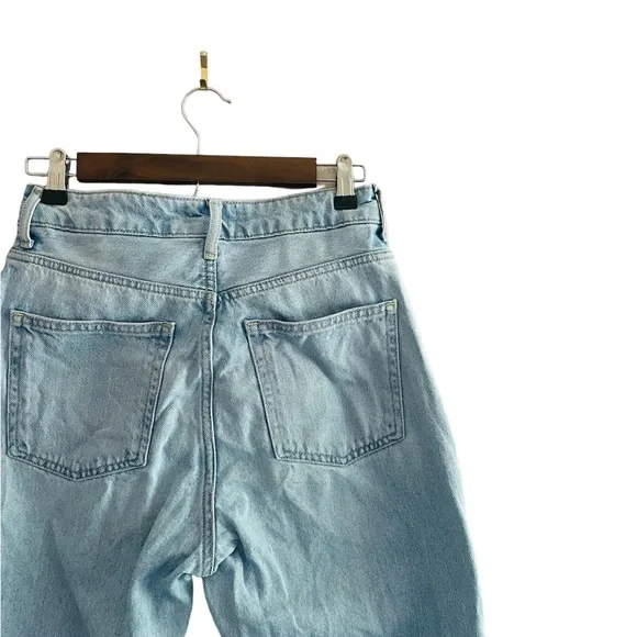 3/$25 🖤 Button Fly Straight Leg Denim *Small Stain as PicturedSize: 6 - Picture 4 of 6